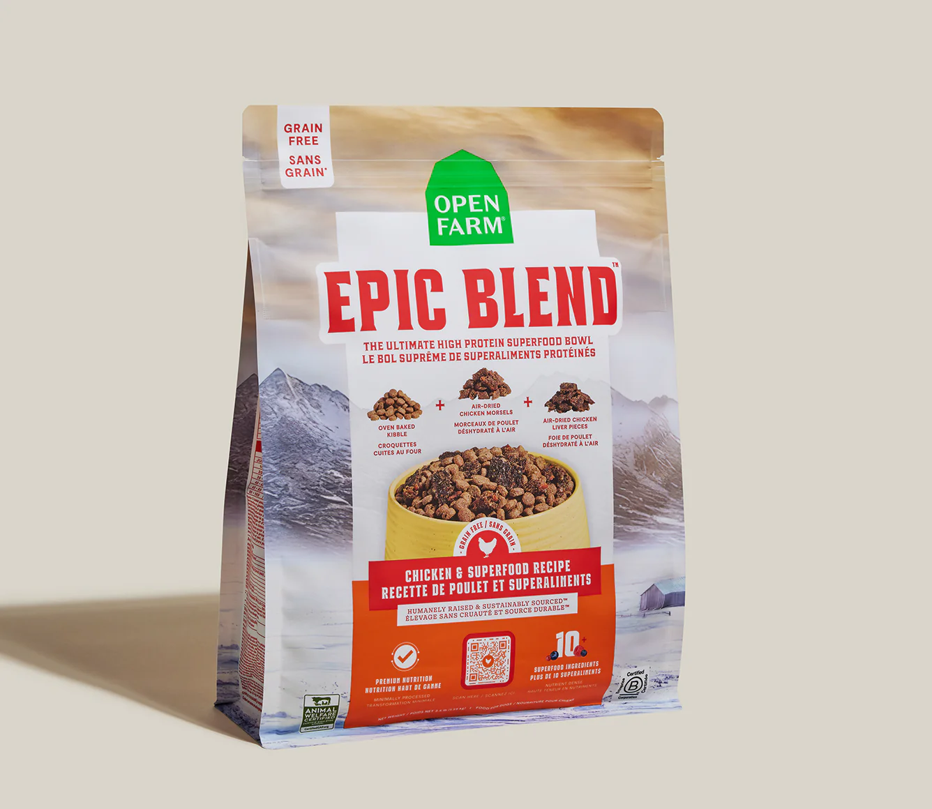 Epic Blend Chicken & Superfood Grain-Free Dog Kibble - Image 2