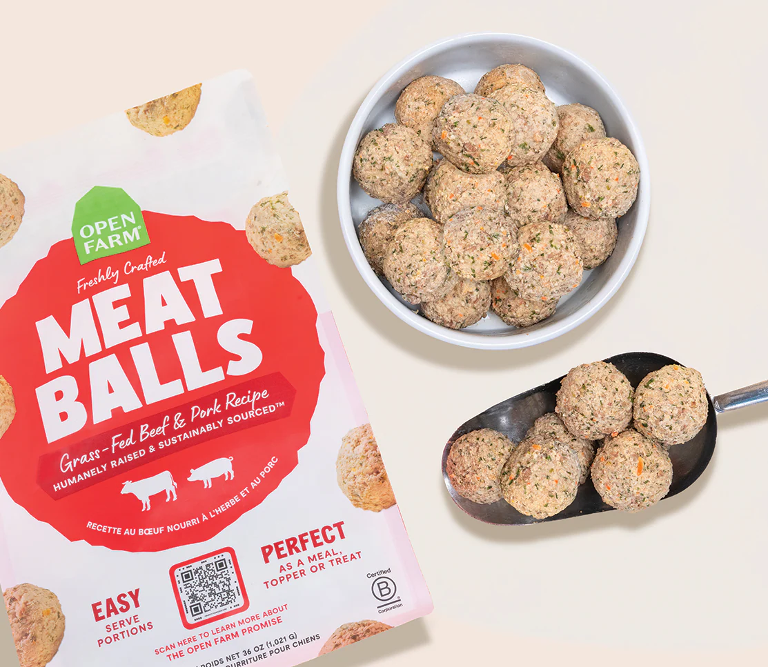 Grass-Fed Beef & Pork Freshly Crafted Meatballs for Dogs - Image 3